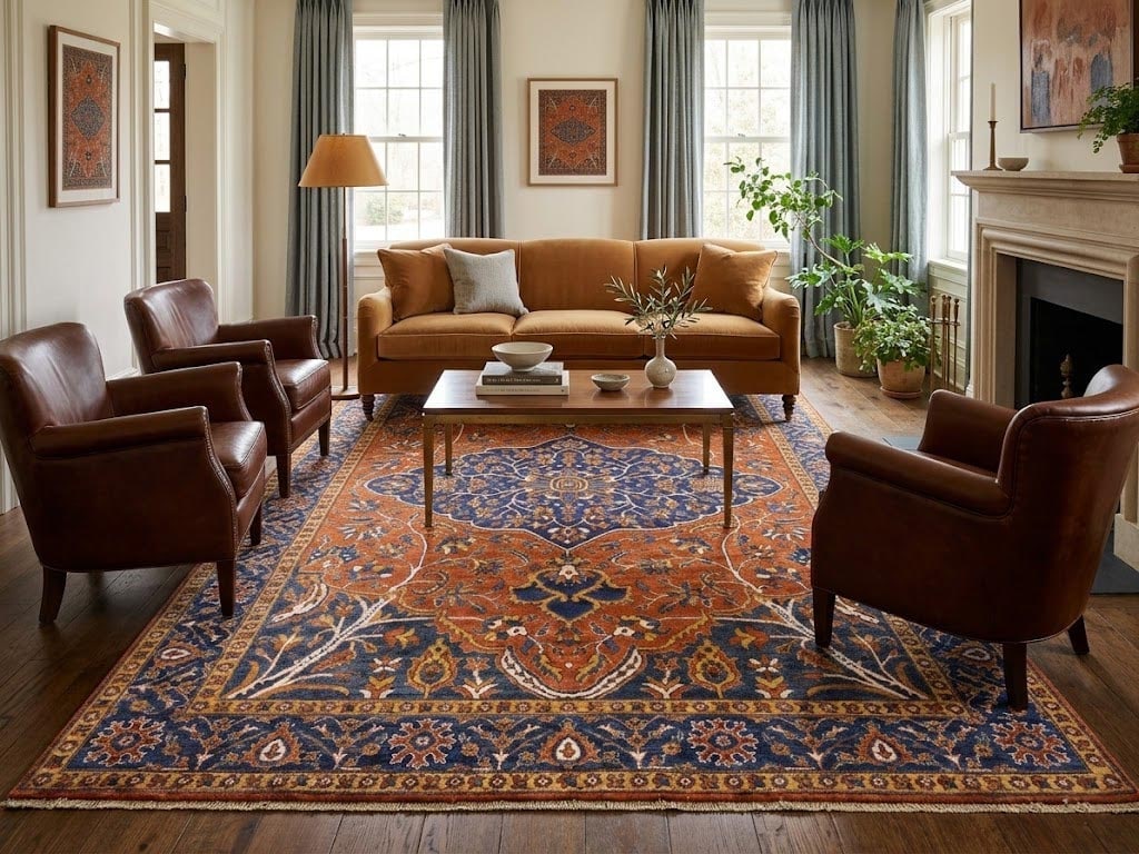 Rusty Red Floral Tribal 7X10 Afghan Herati Oriental Rug - 2