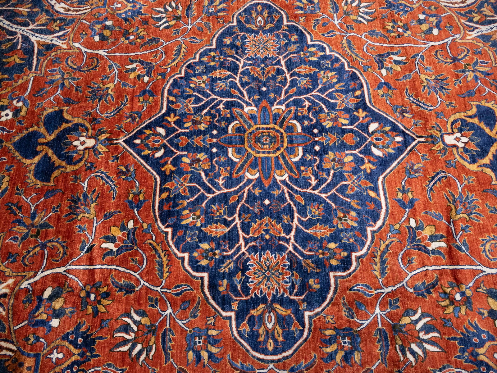 Rusty Red Floral Tribal 7X10 Afghan Herati Oriental Rug - 5