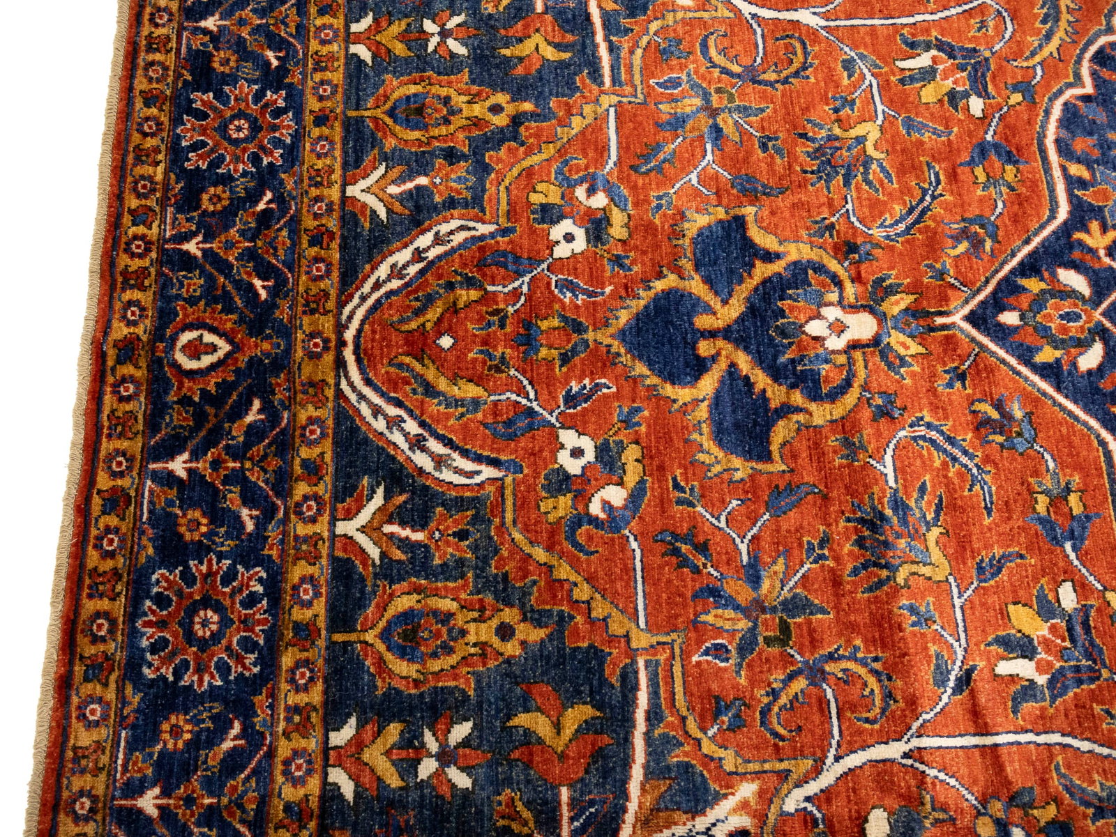 Rusty Red Floral Tribal 7X10 Afghan Herati Oriental Rug - 7
