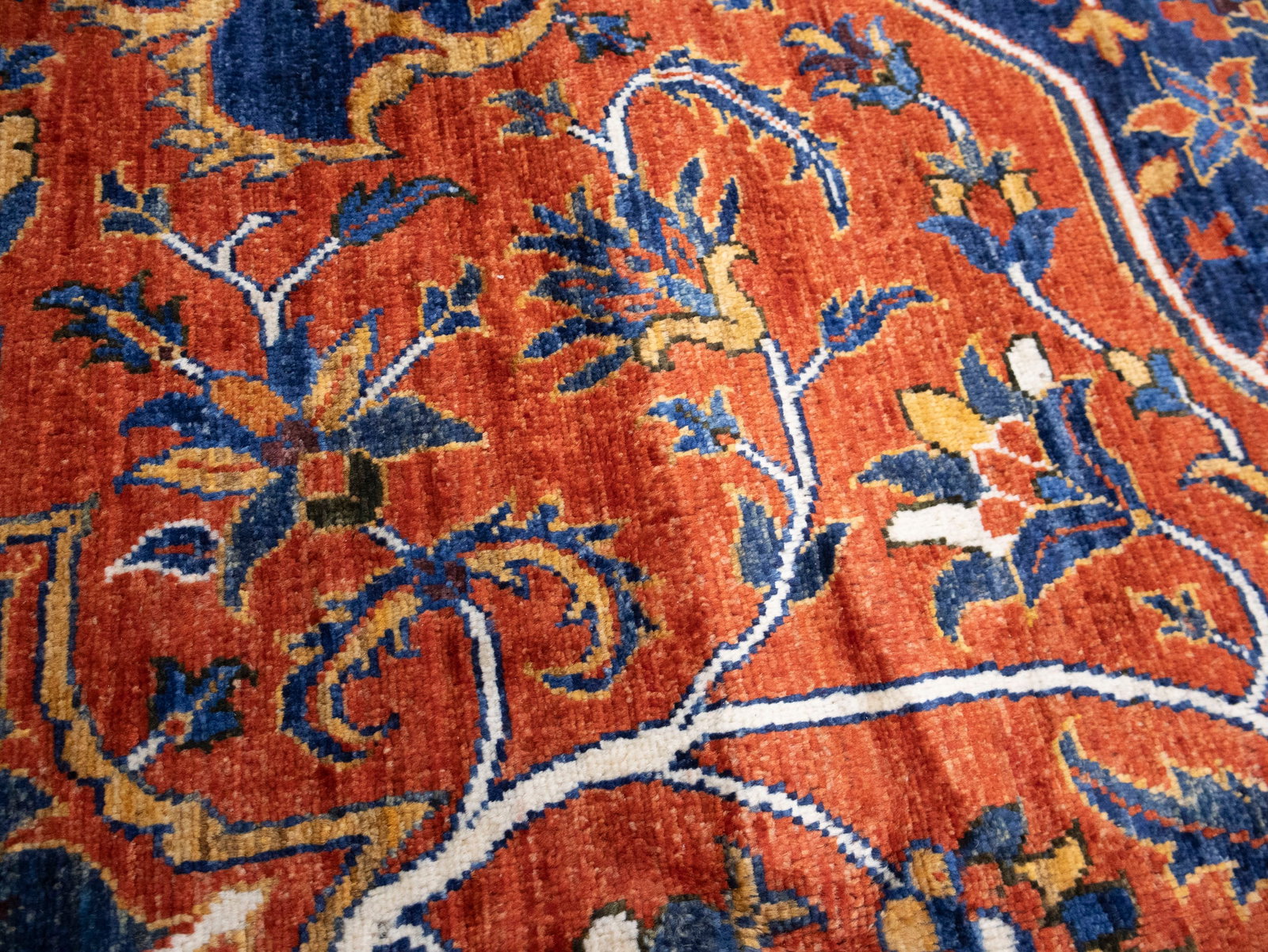Rusty Red Floral Tribal 7X10 Afghan Herati Oriental Rug - 8