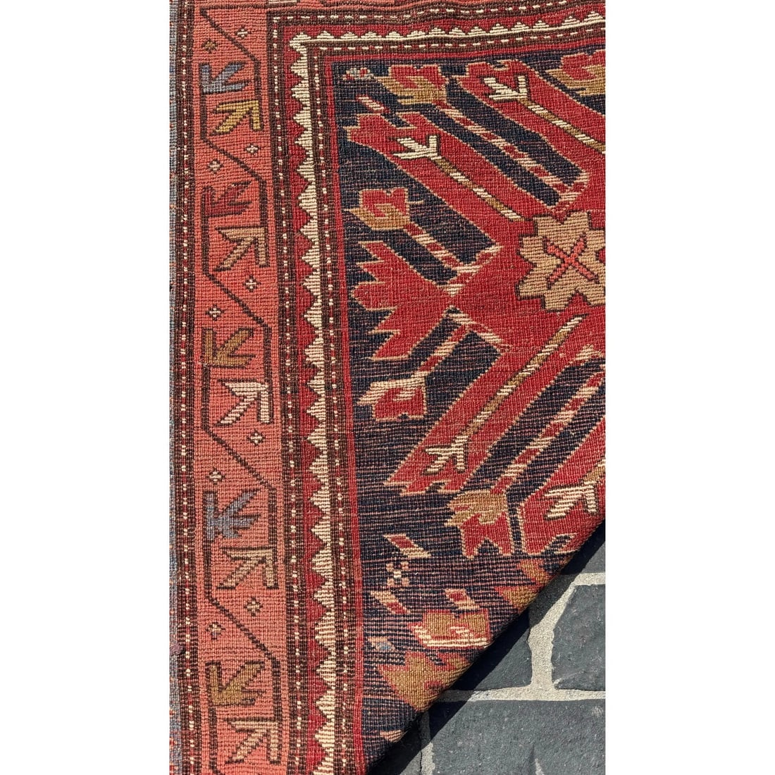 Antique Caucasian rug - 5