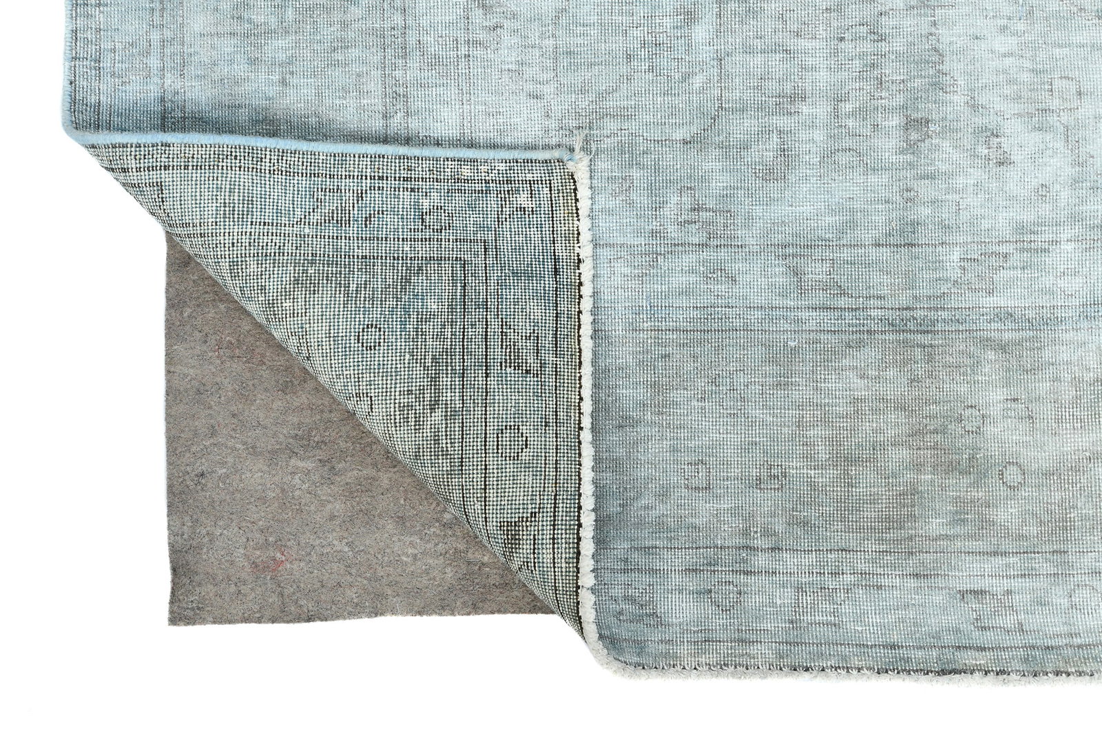 Antique Traditional Floral 6'5X'9'7 Distressed Vintage Oriental Rug - 13