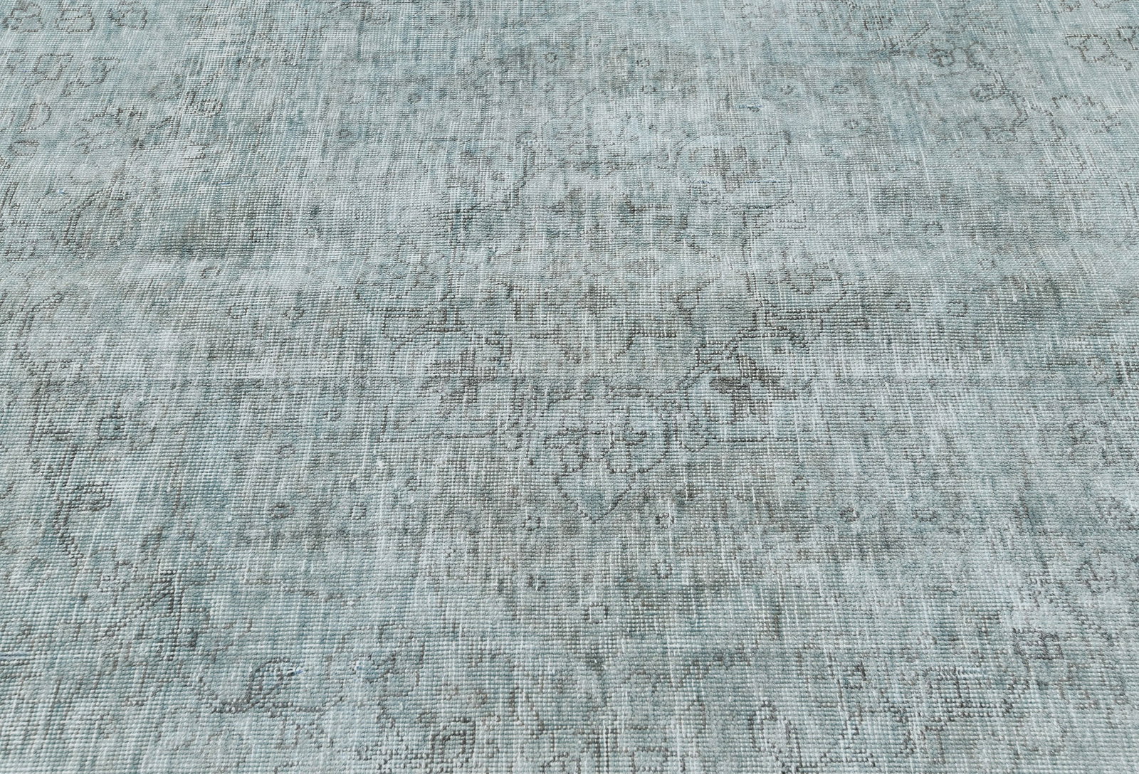 Antique Traditional Floral 6'5X'9'7 Distressed Vintage Oriental Rug - 6