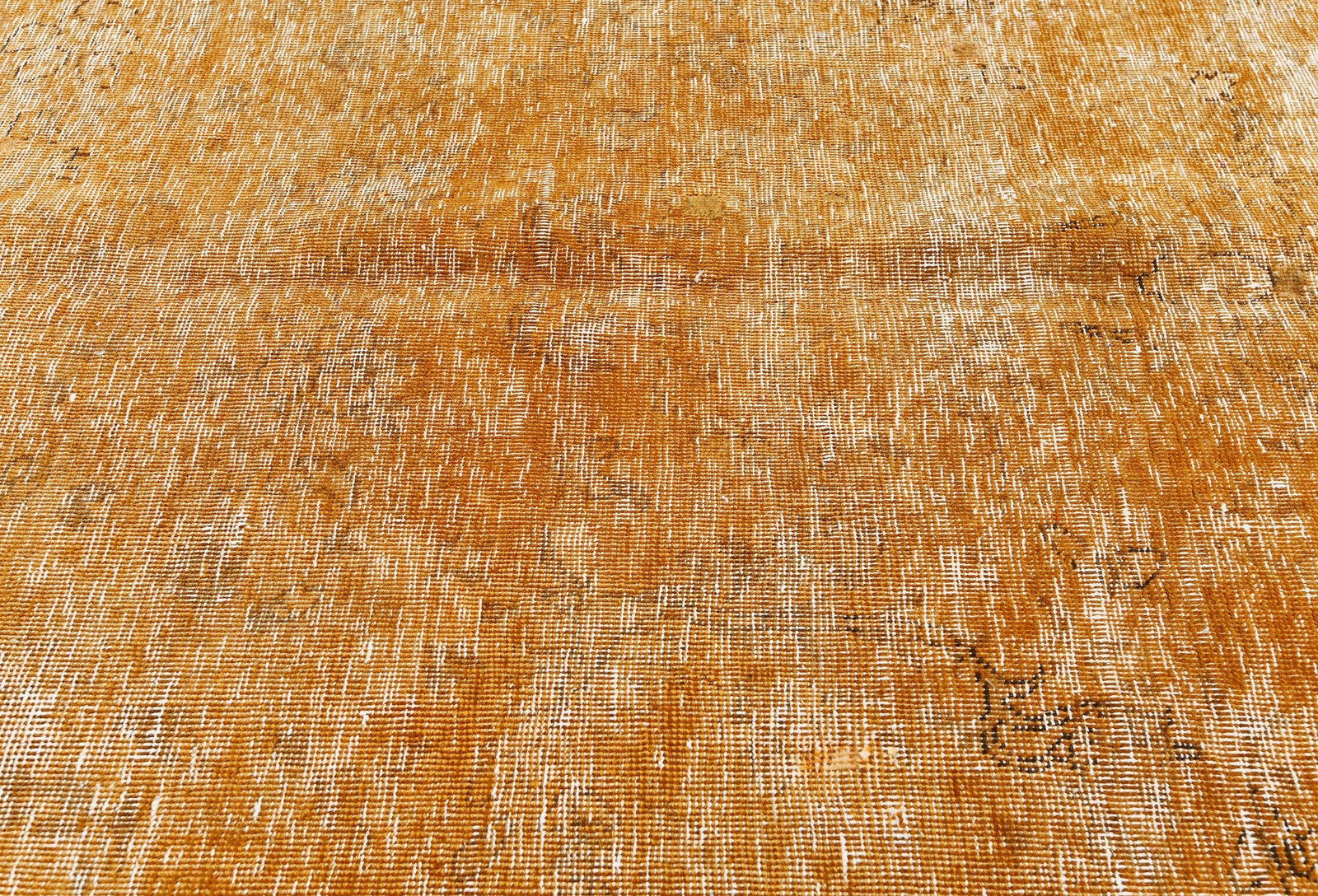Antique Overdyed Traditional 5'4X'8'5 Distressed Vintage Oriental Rug - 6