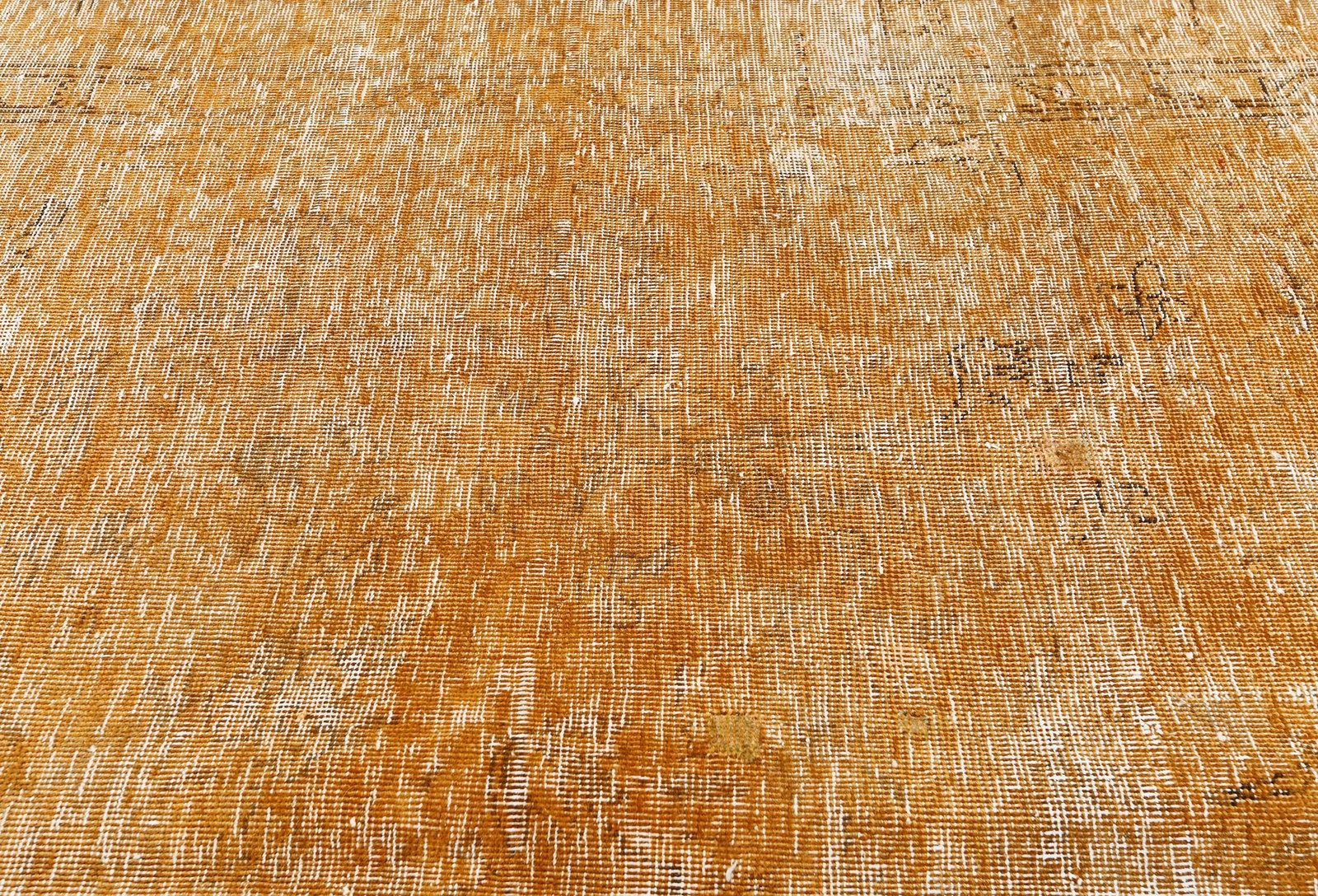 Antique Overdyed Traditional 5'4X'8'5 Distressed Vintage Oriental Rug - 8
