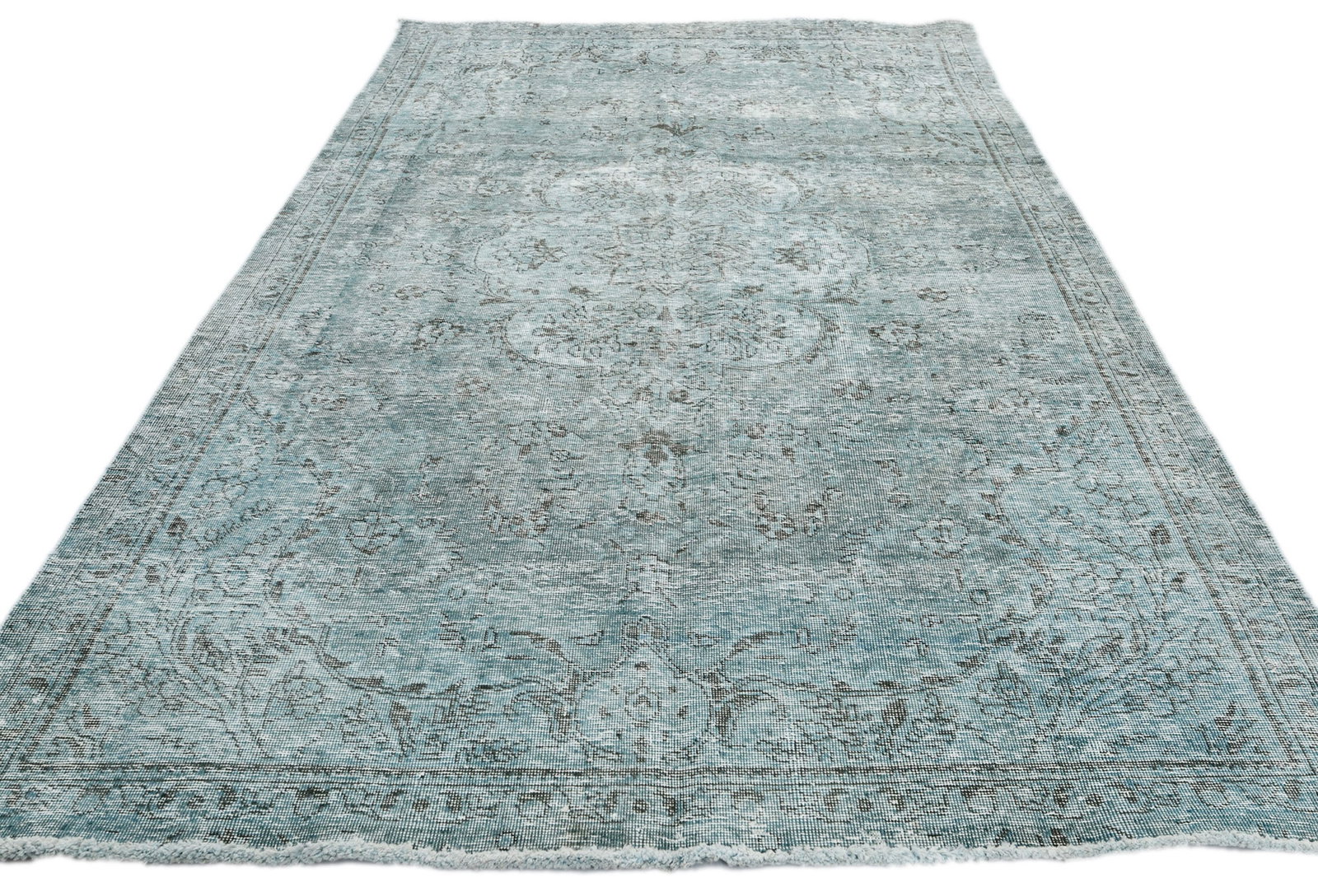 Antique Overdyed Traditional 5X9 Distressed Vintage Oriental Rug - 10