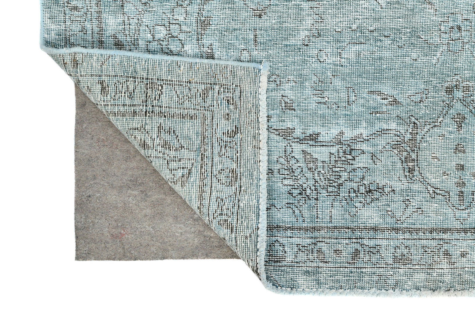 Antique Overdyed Traditional 5X9 Distressed Vintage Oriental Rug - 13