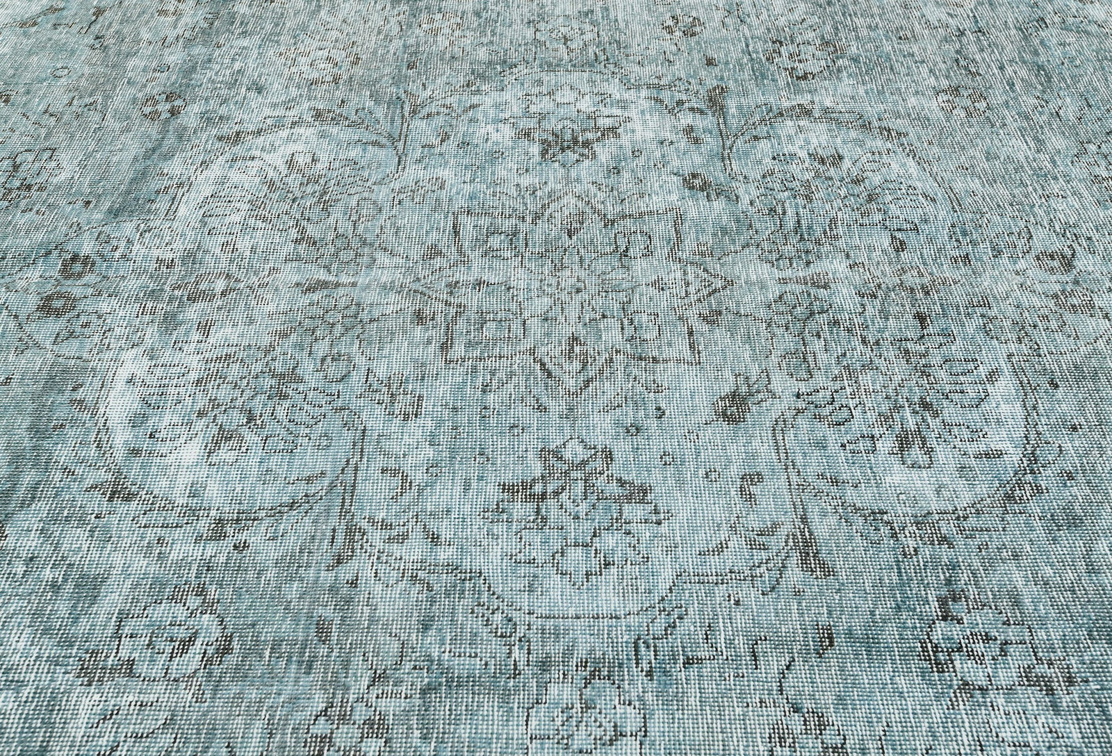 Antique Overdyed Traditional 5X9 Distressed Vintage Oriental Rug - 6