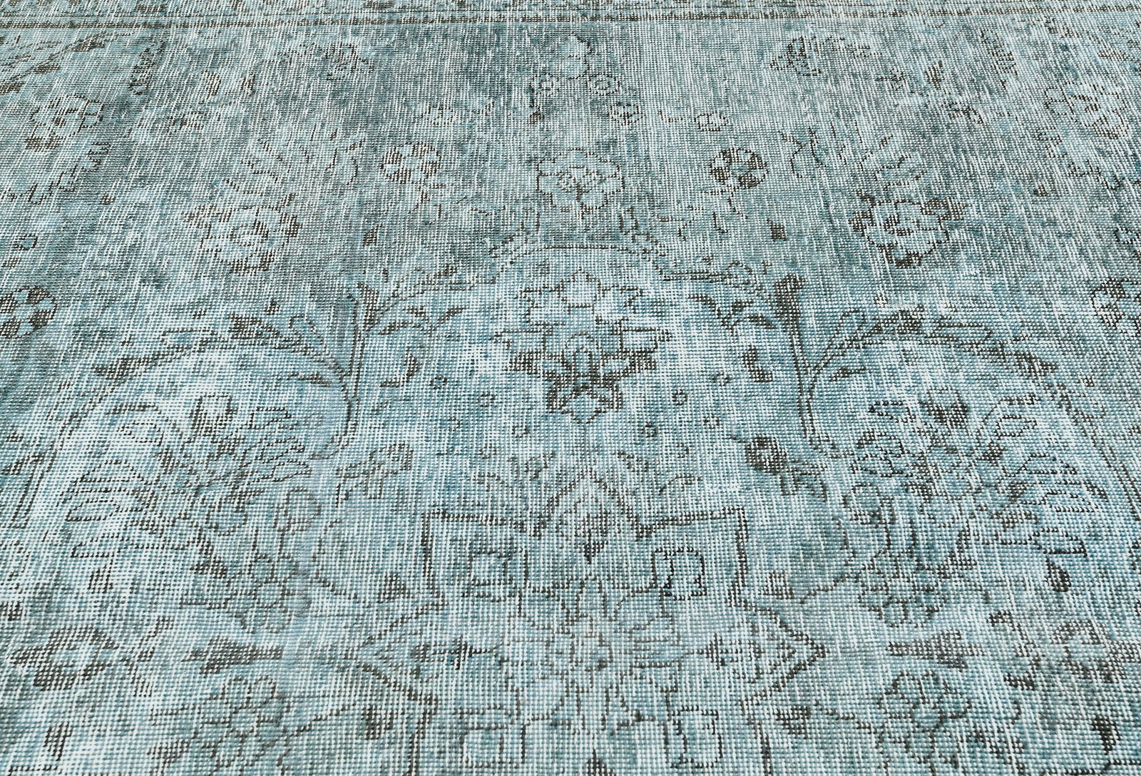 Antique Overdyed Traditional 5X9 Distressed Vintage Oriental Rug - 8