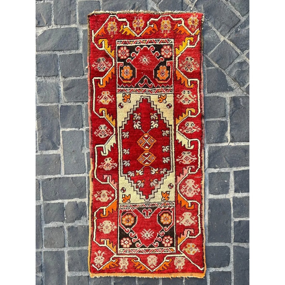 Antique Turkish tribal rug - 2