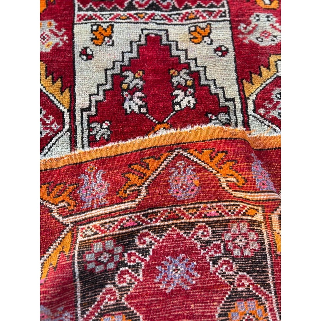Antique Turkish tribal rug - 3