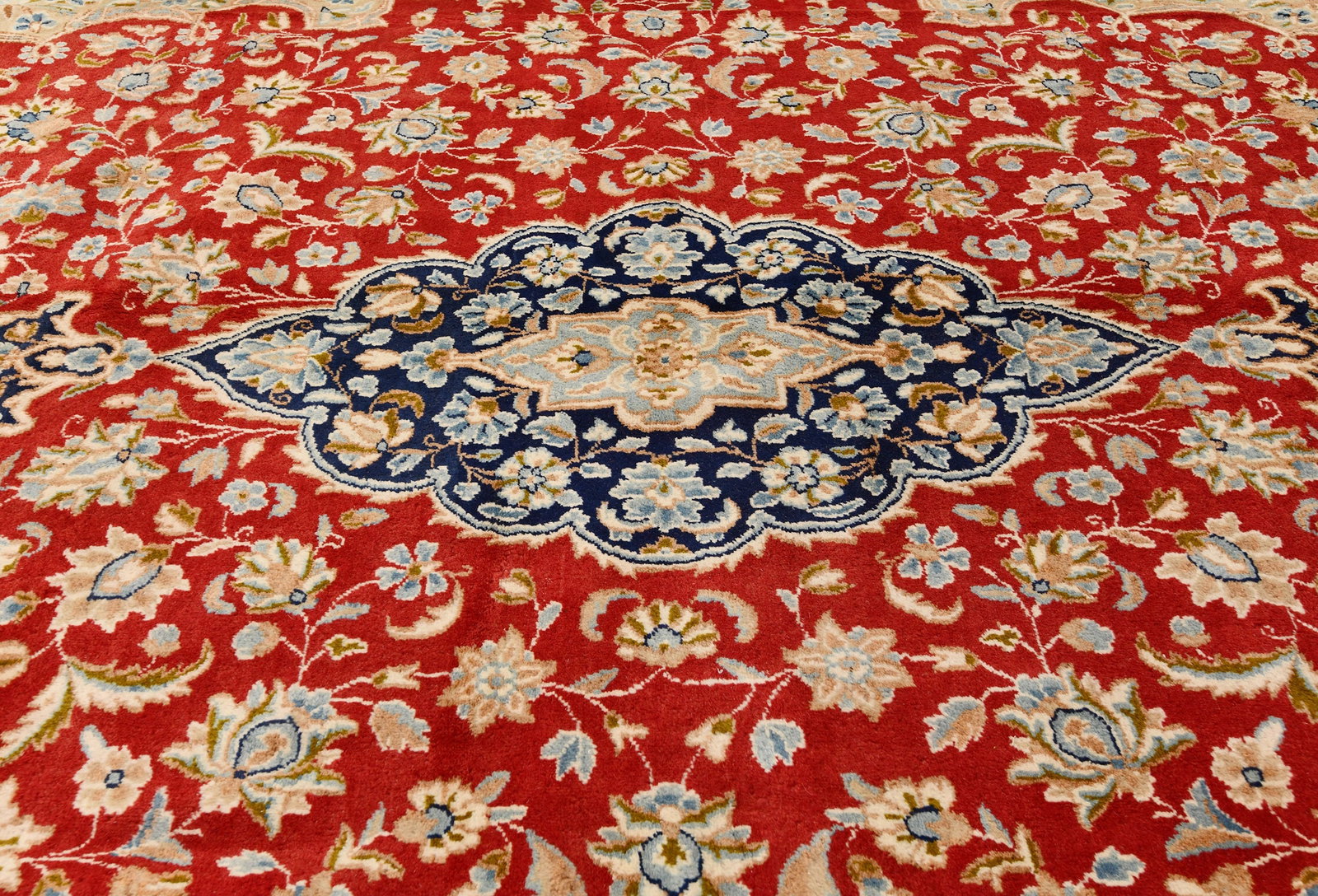 Vintage Traditional Floral 9X12 Kerman Persian Rug - 8