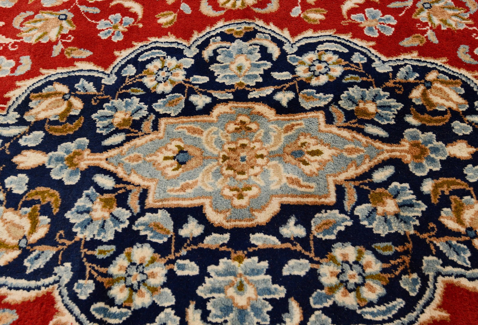 Vintage Traditional Floral 9X12 Kerman Persian Rug - 9