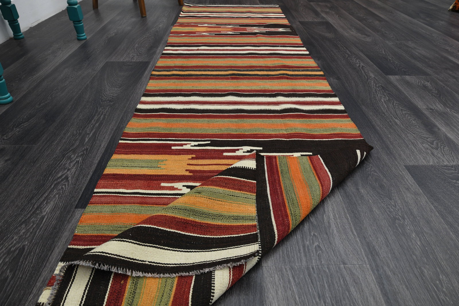 2.3x8.6 ft, TURKISH Rug Runner - 9