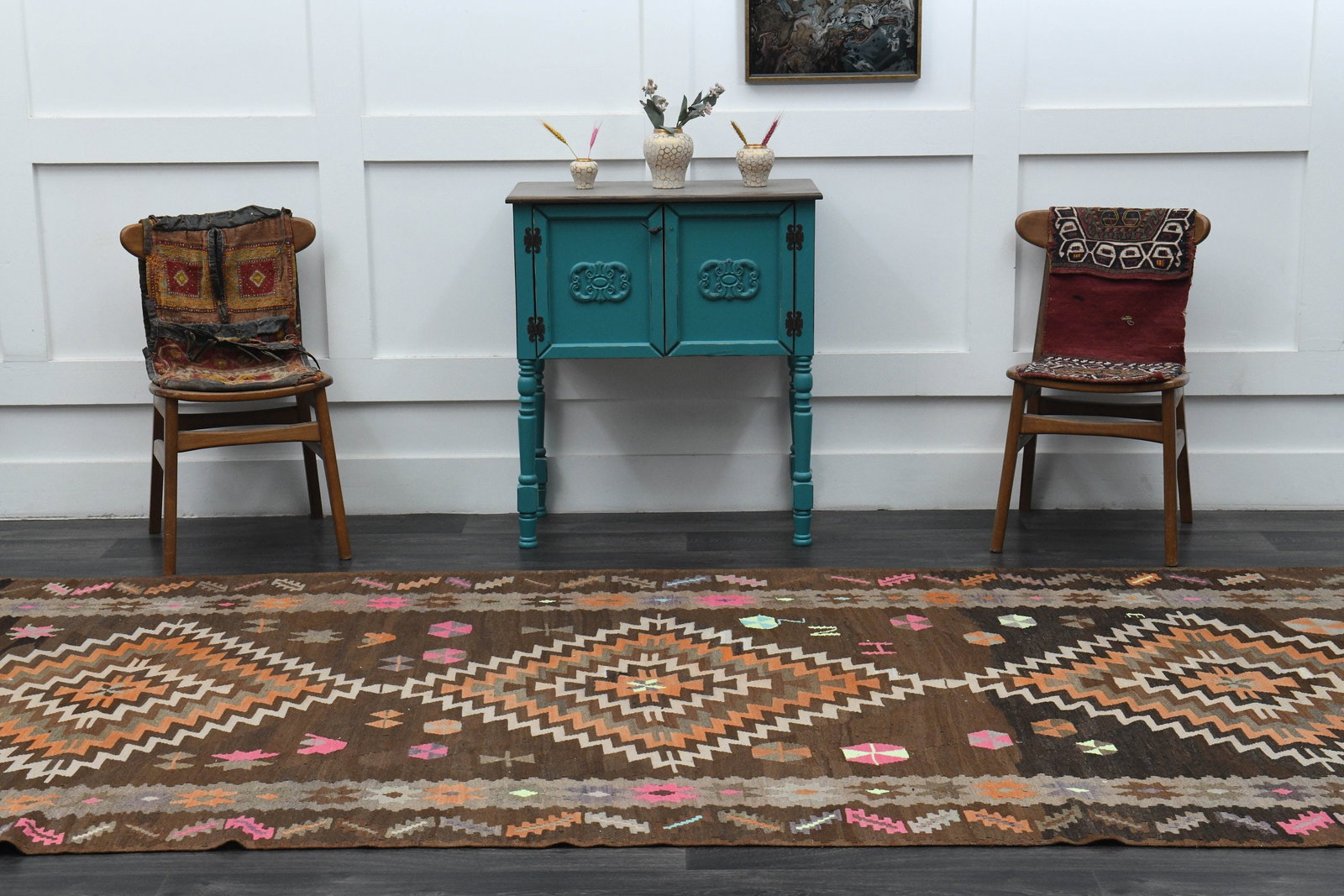 6x12 ft, Geometric Wide Runner - 10