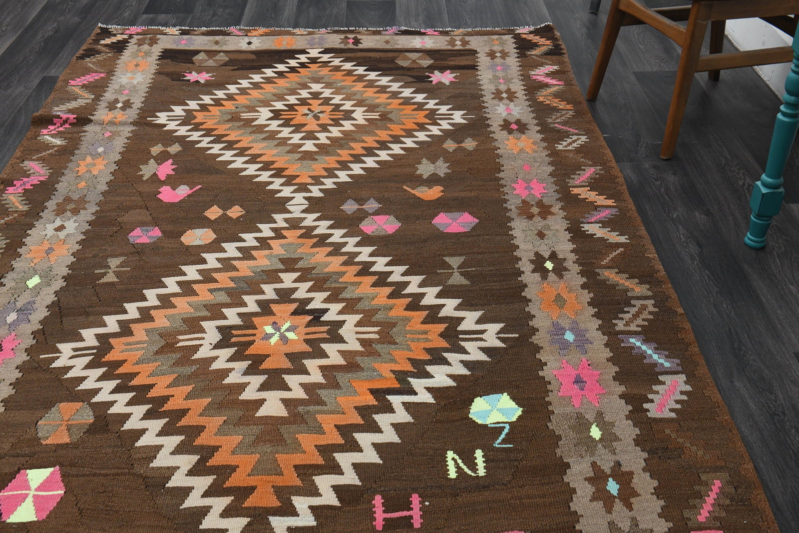 6x12 ft, Geometric Wide Runner - 8