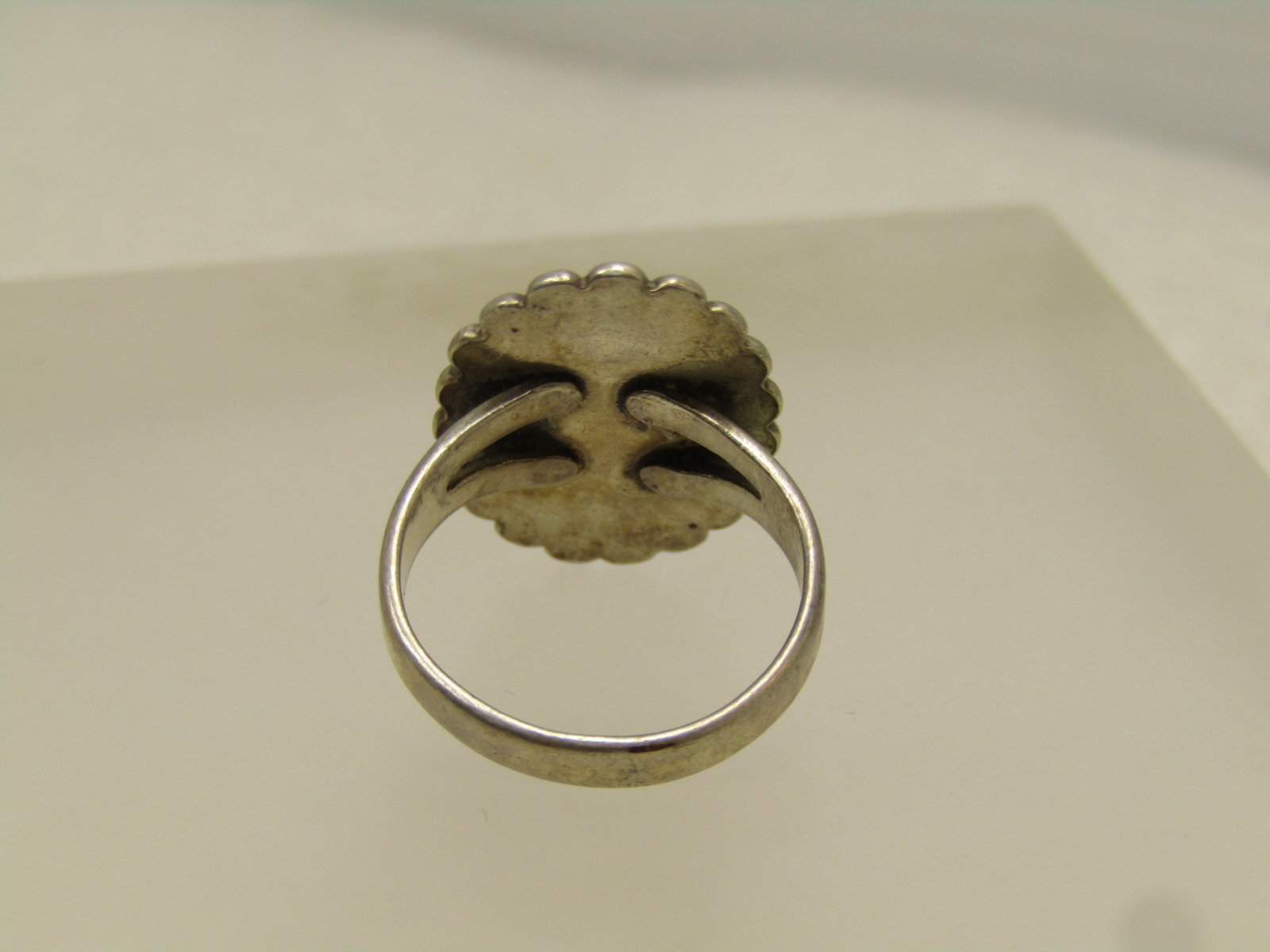 Vintage Sterling Southwestern Abalone Ring, Sz. 6, Bell Trading, 1960's-1970's - 4