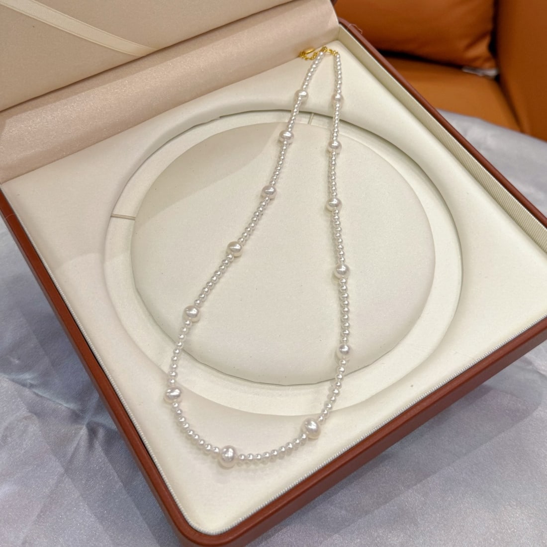 S925 Silver Natural Pearl Necklace - 2