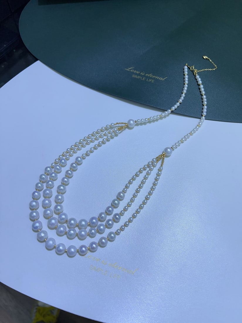 Pearl Layered Necklace - 3