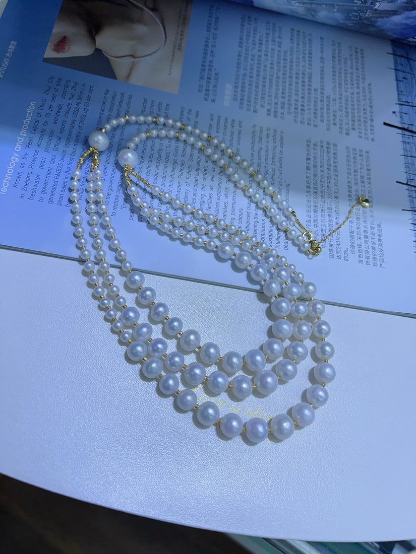Pearl Layered Necklace - 6