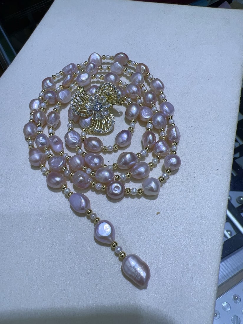Natural Pearl Necklace - 5