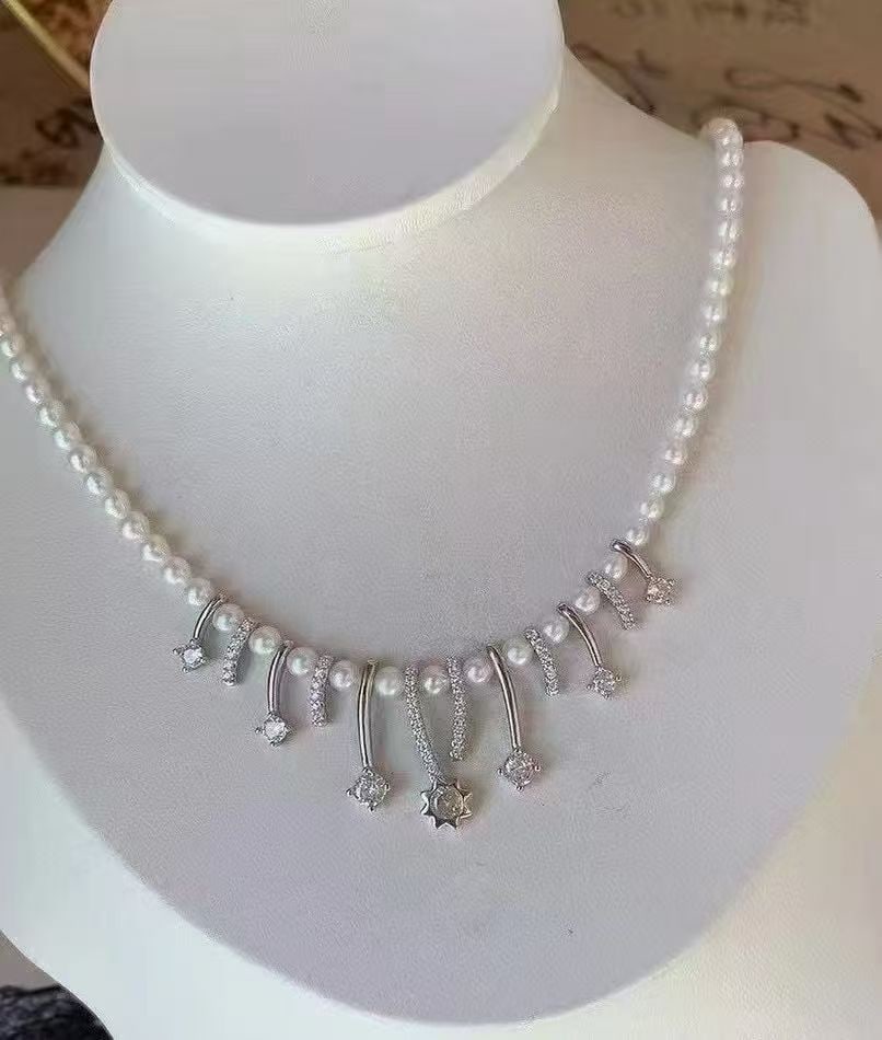 Natural Freshwater Pearl Necklace - 3