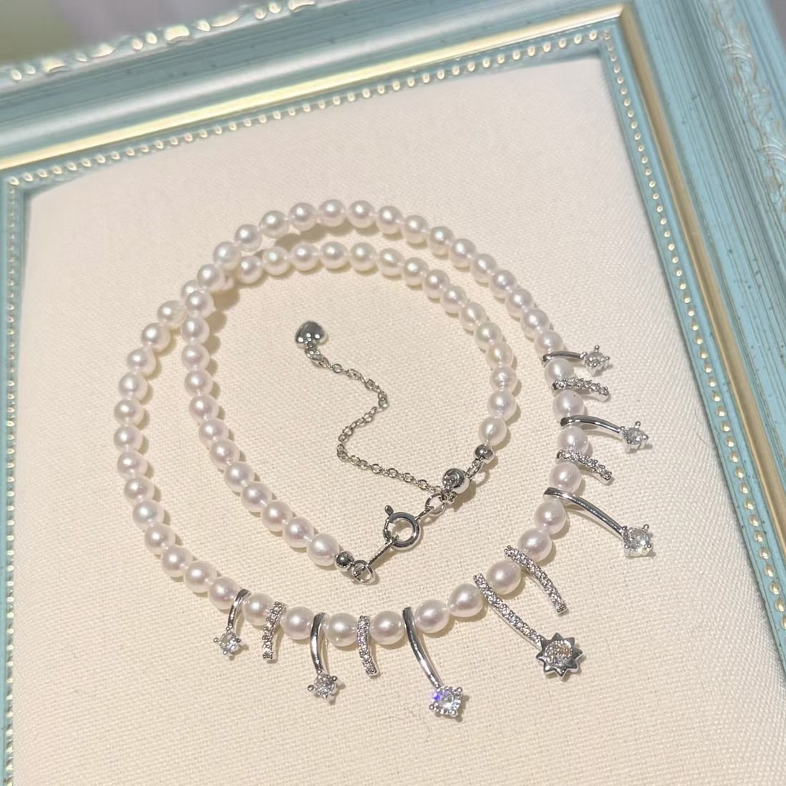 Natural Freshwater Pearl Necklace - 6