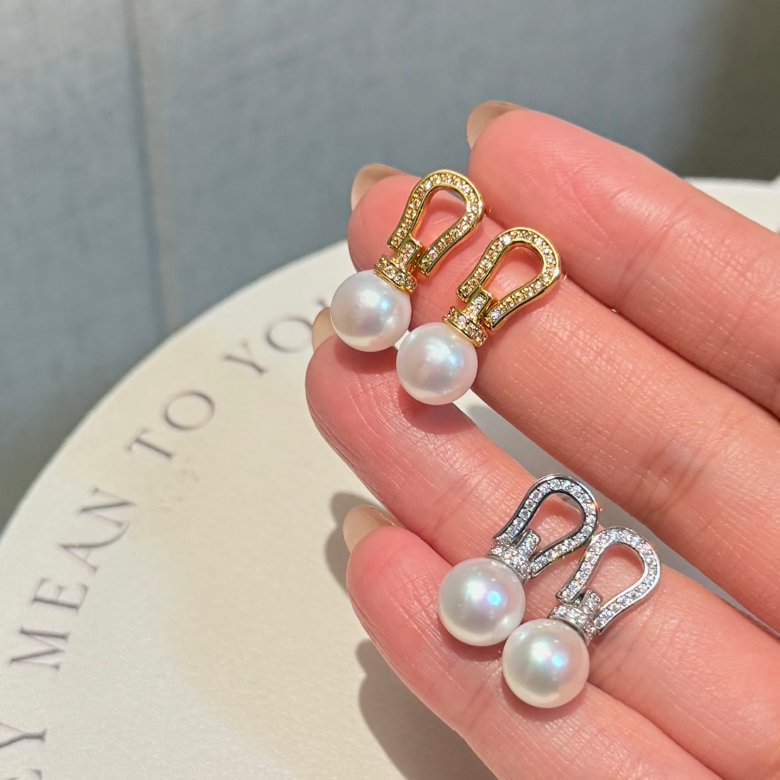 Natural Freshwater Pearl Earrings - 4