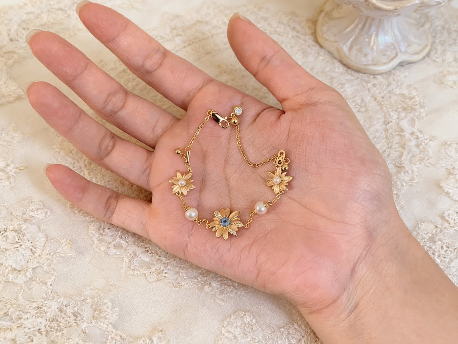 Natural Freshwater Pearl Bracelet - 2