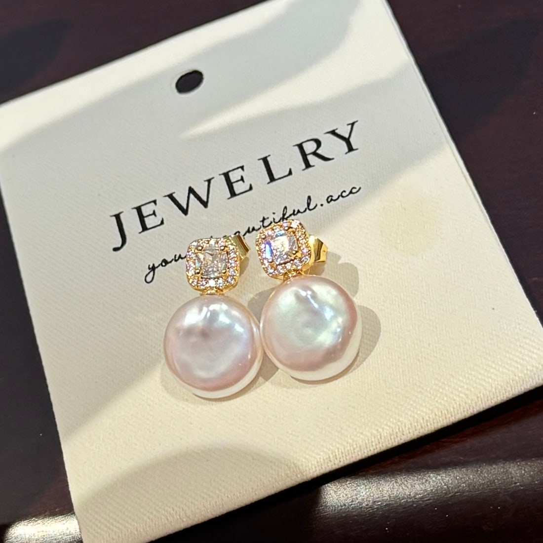 Natural Baroque Pearl Earrings - 2