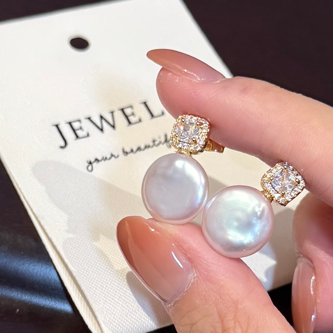 Natural Baroque Pearl Earrings - 4