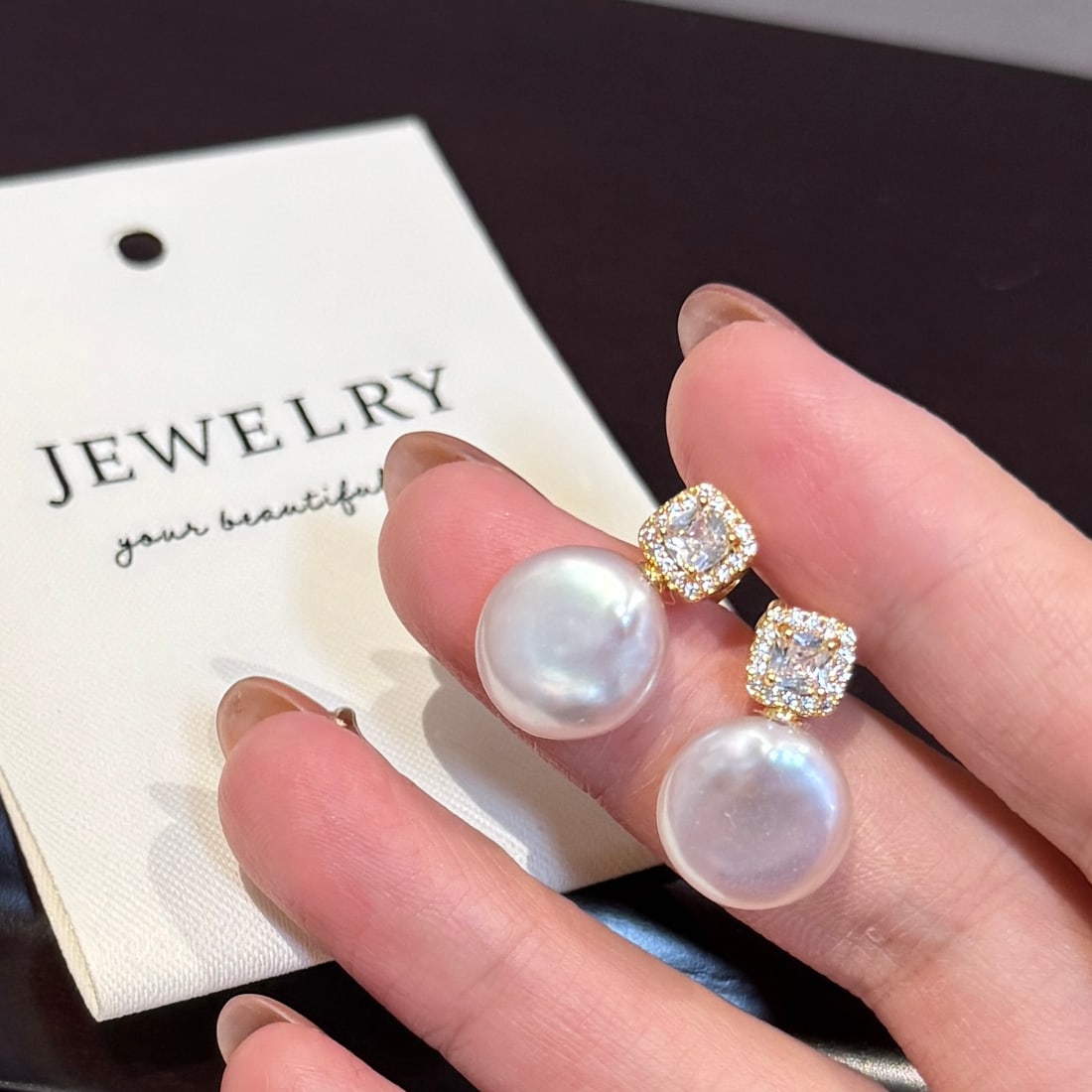 Natural Baroque Pearl Earrings - 5