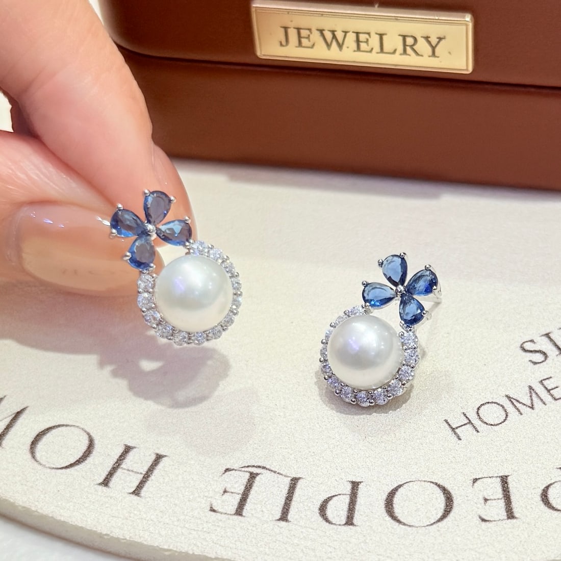 Natural Freshwater Pearl Earrings - 4
