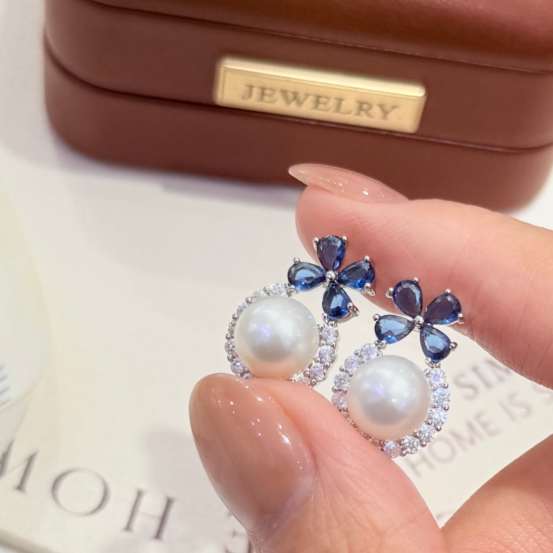 Natural Freshwater Pearl Earrings - 5