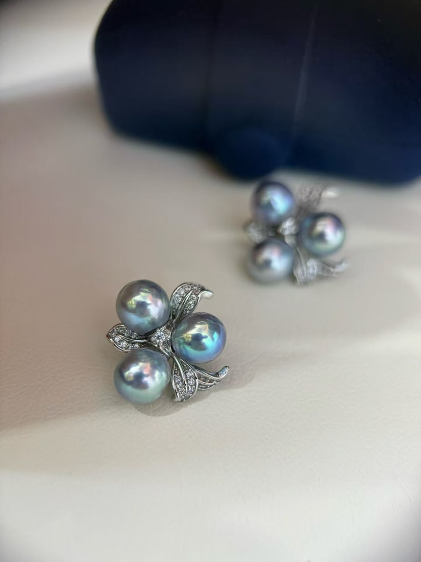 Seawater pearl earrings - 3