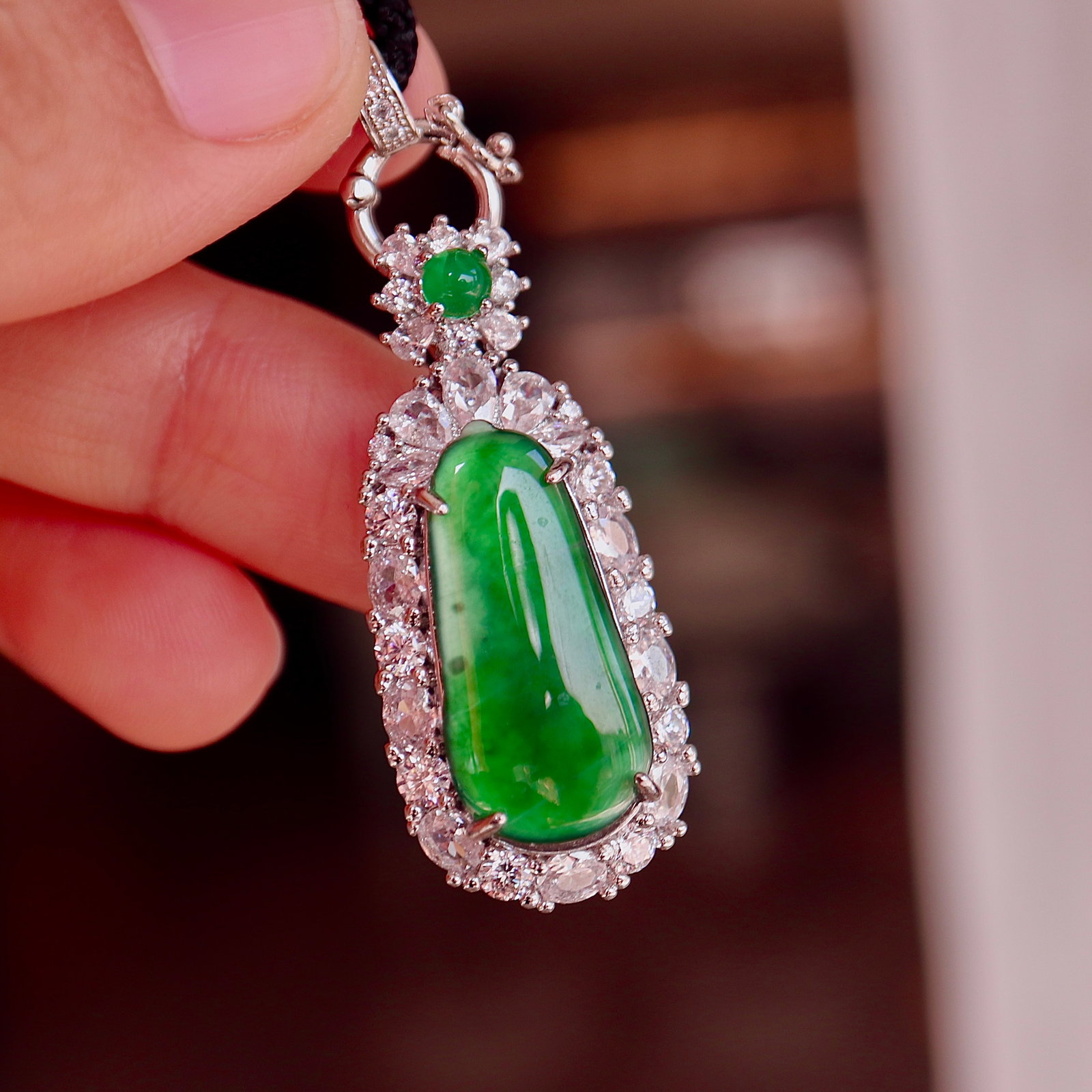 Natural Jade Pendant - 8