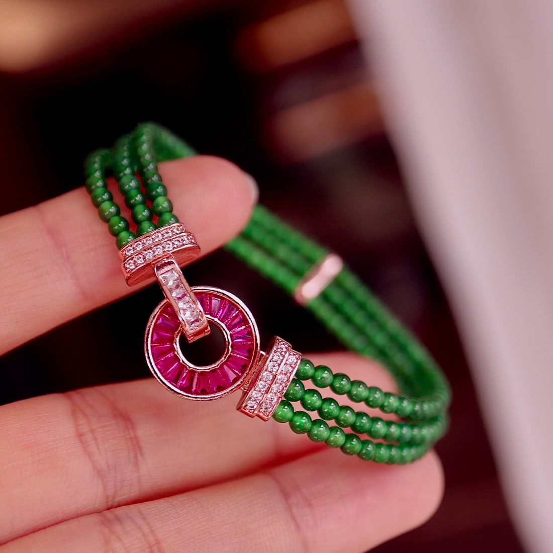 Natural Jade Bracelet - 2
