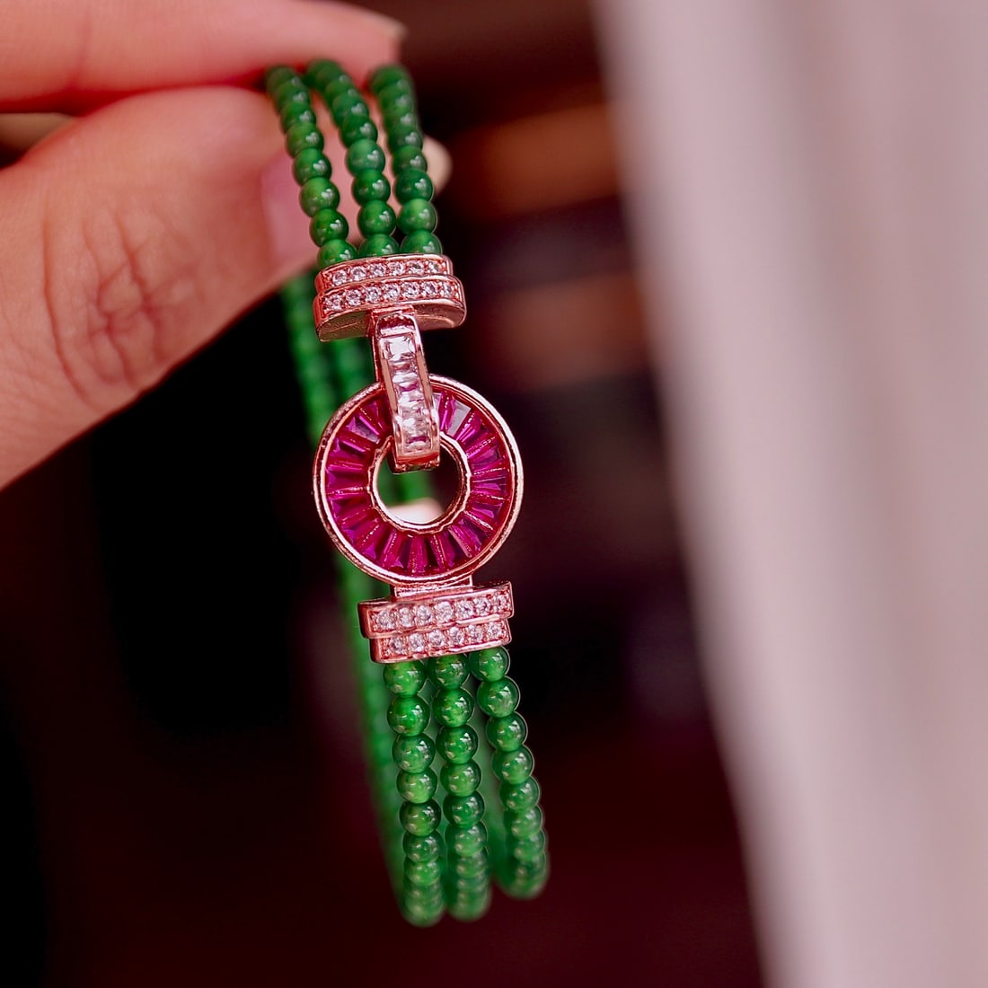 Natural Jade Bracelet - 3
