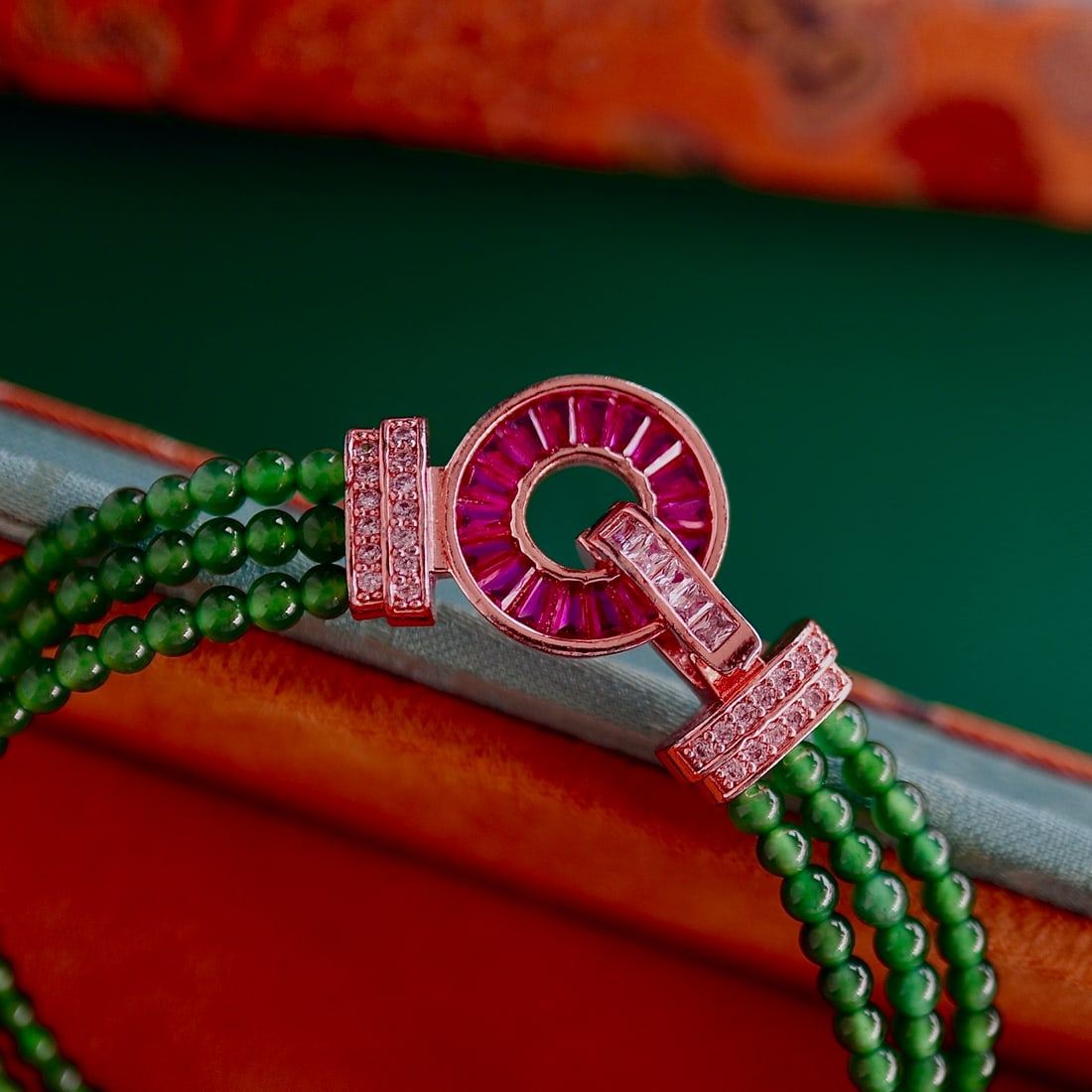 Natural Jade Bracelet - 5