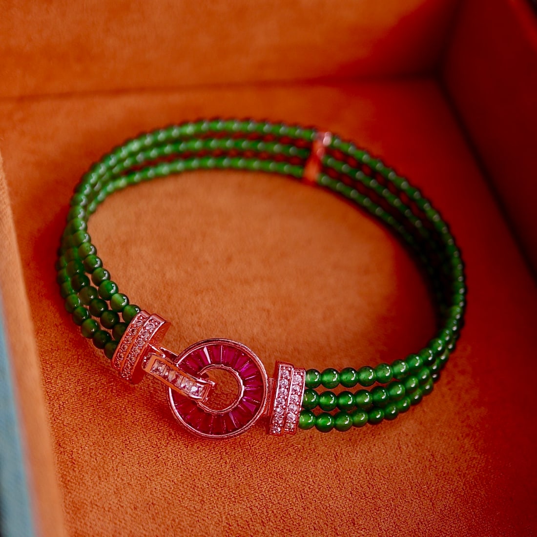 Natural Jade Bracelet - 8