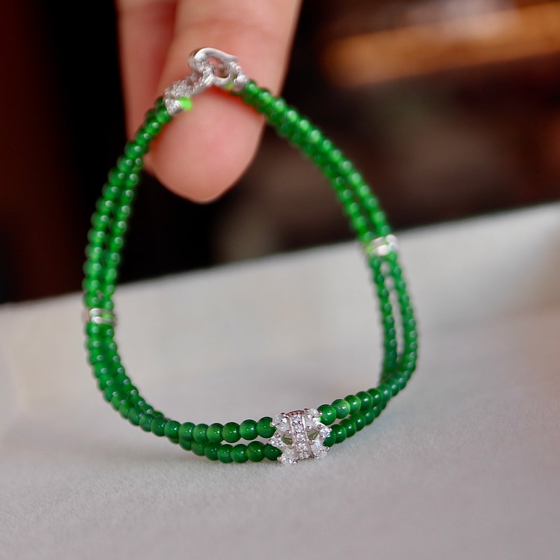 Natural Jade Bracelet - 3