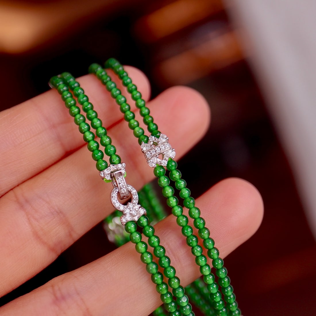 Natural Jade Bracelet - 4