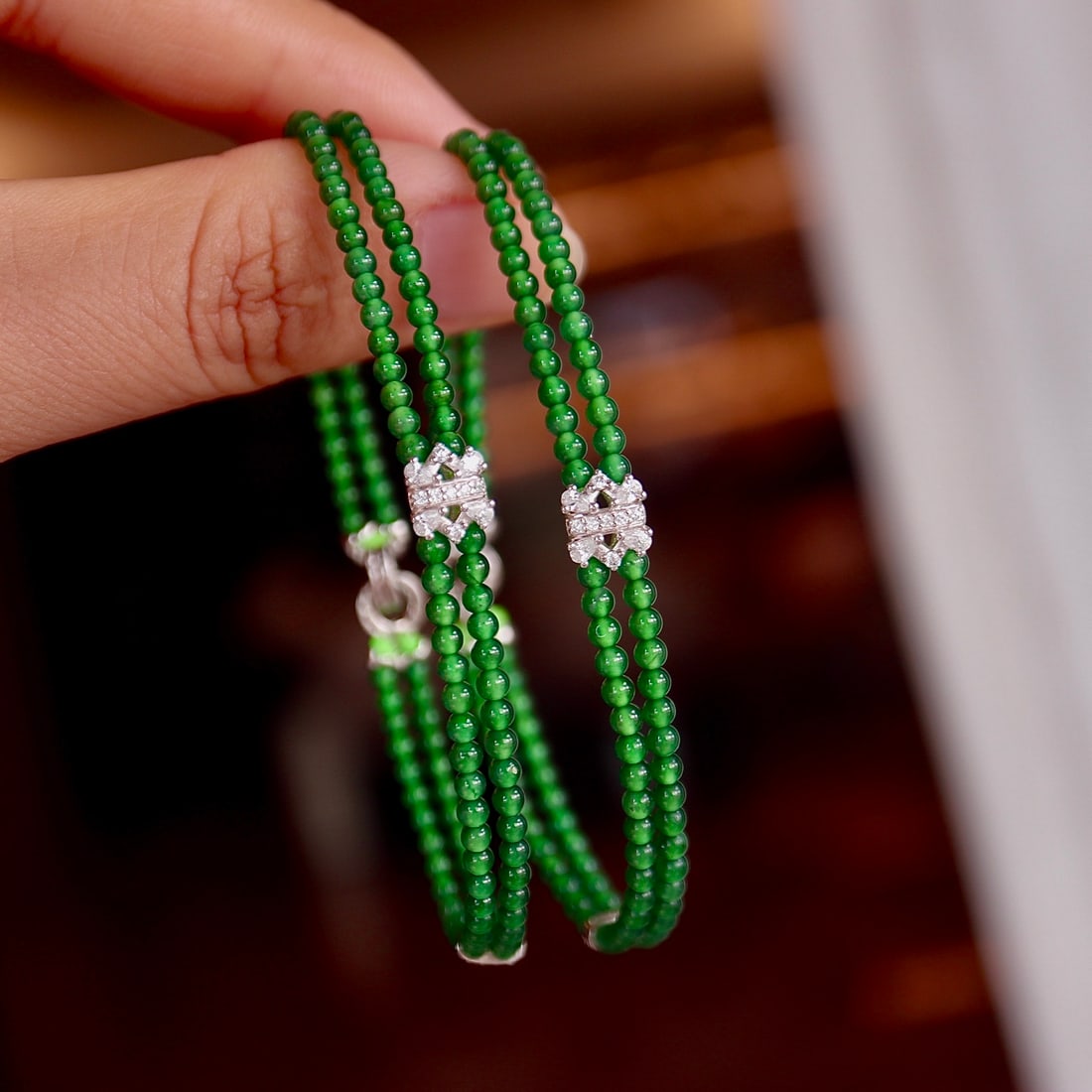 Natural Jade Bracelet - 5