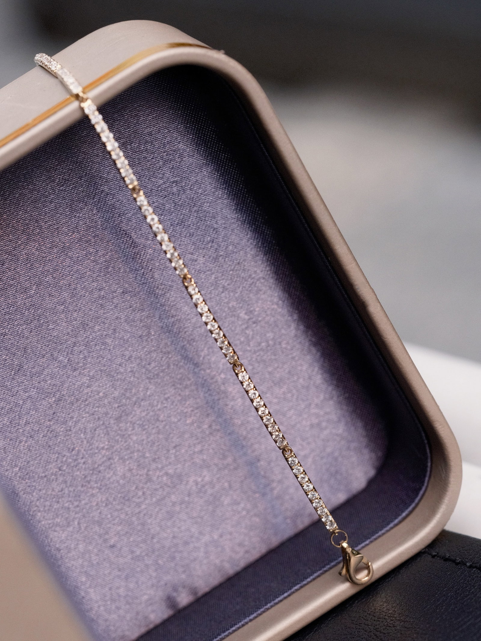 18K Gold Lab-Grown Diamond Bracelet - 4