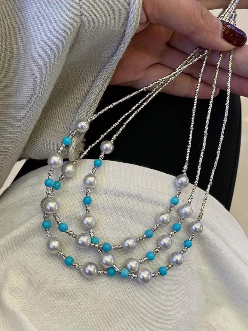 Natural Seawater Akoya Necklace - 3