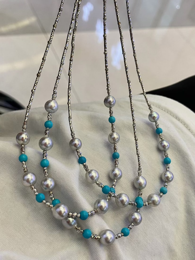 Natural Seawater Akoya Necklace - 4