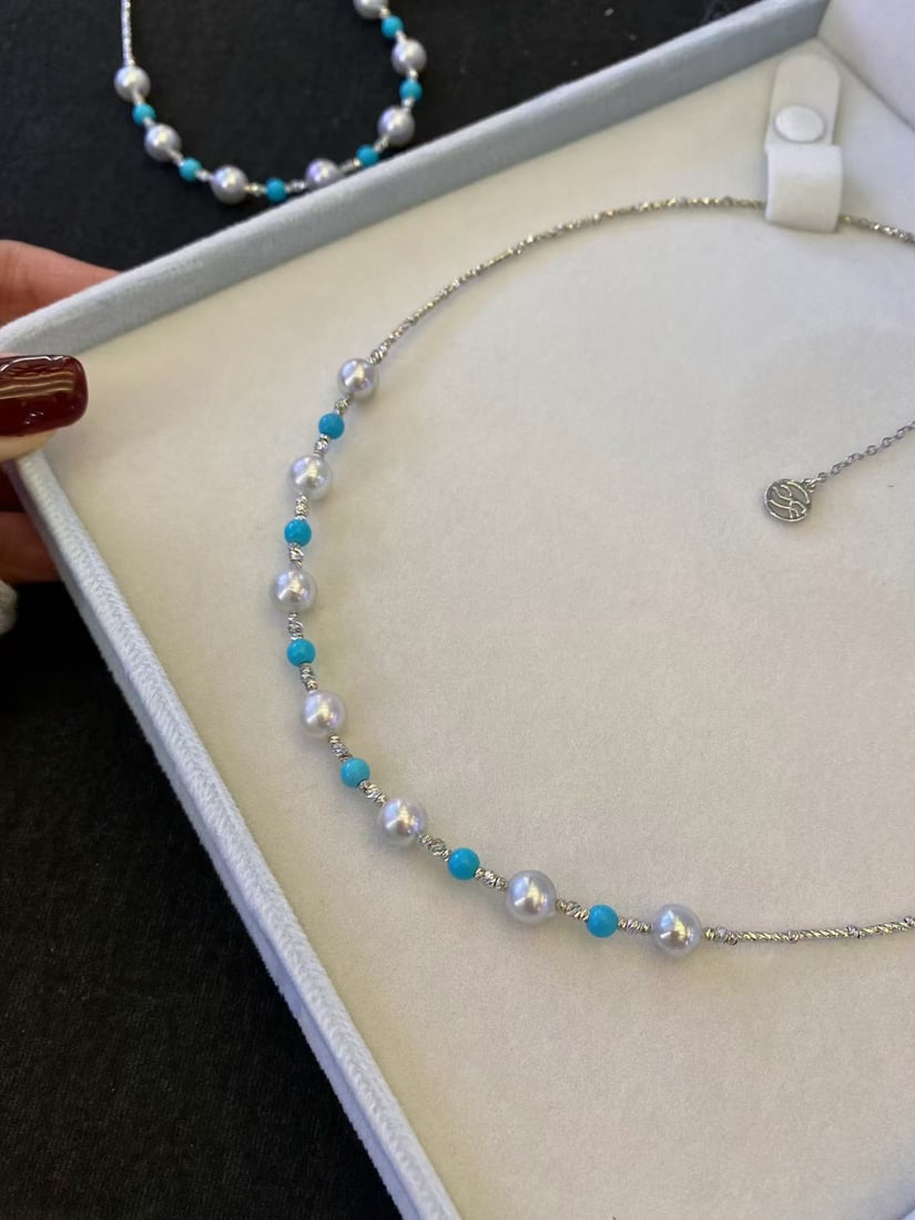 Natural Seawater Akoya Necklace - 5