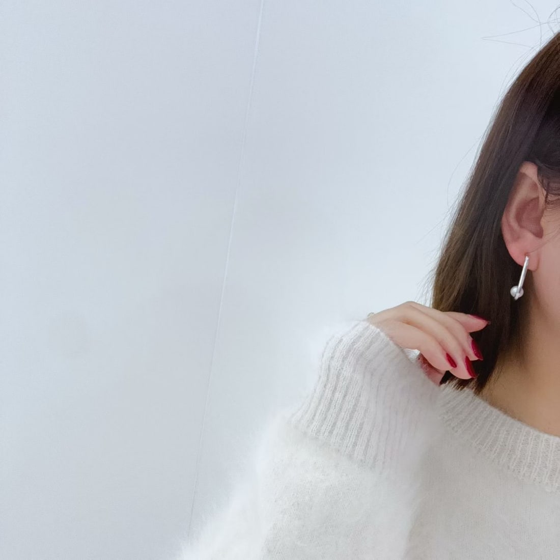 Sterling Silver Natural Pearl Earrings - 4
