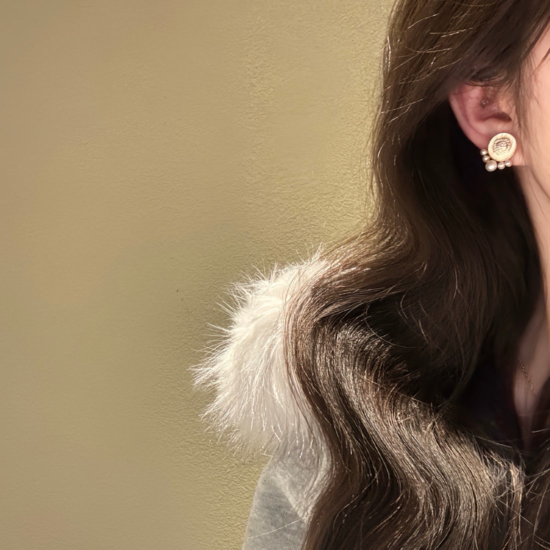 Natural Freshwater Pearl Earrings - 6