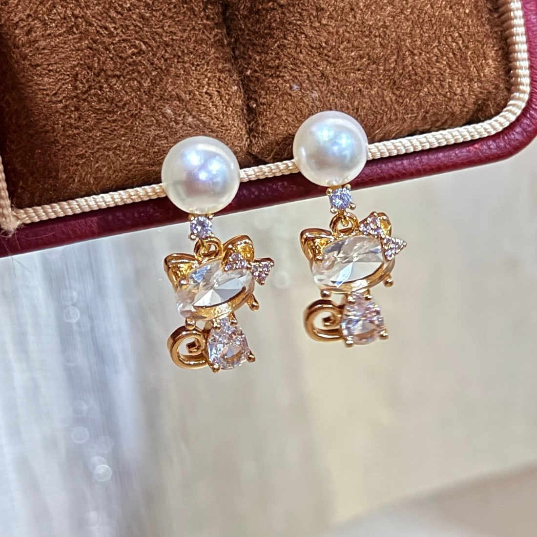 Natural Pearl Earrings - 3